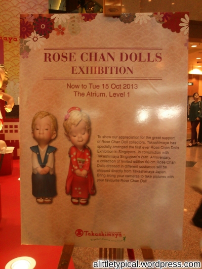 Rose Chan Exhibition at Takashimaya.